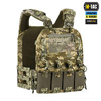 Разгрузка-плитоноска M-TAC Cuirass Fast QRS XL, тактический жилет камуфляж с быстрым сбросом Пиксель