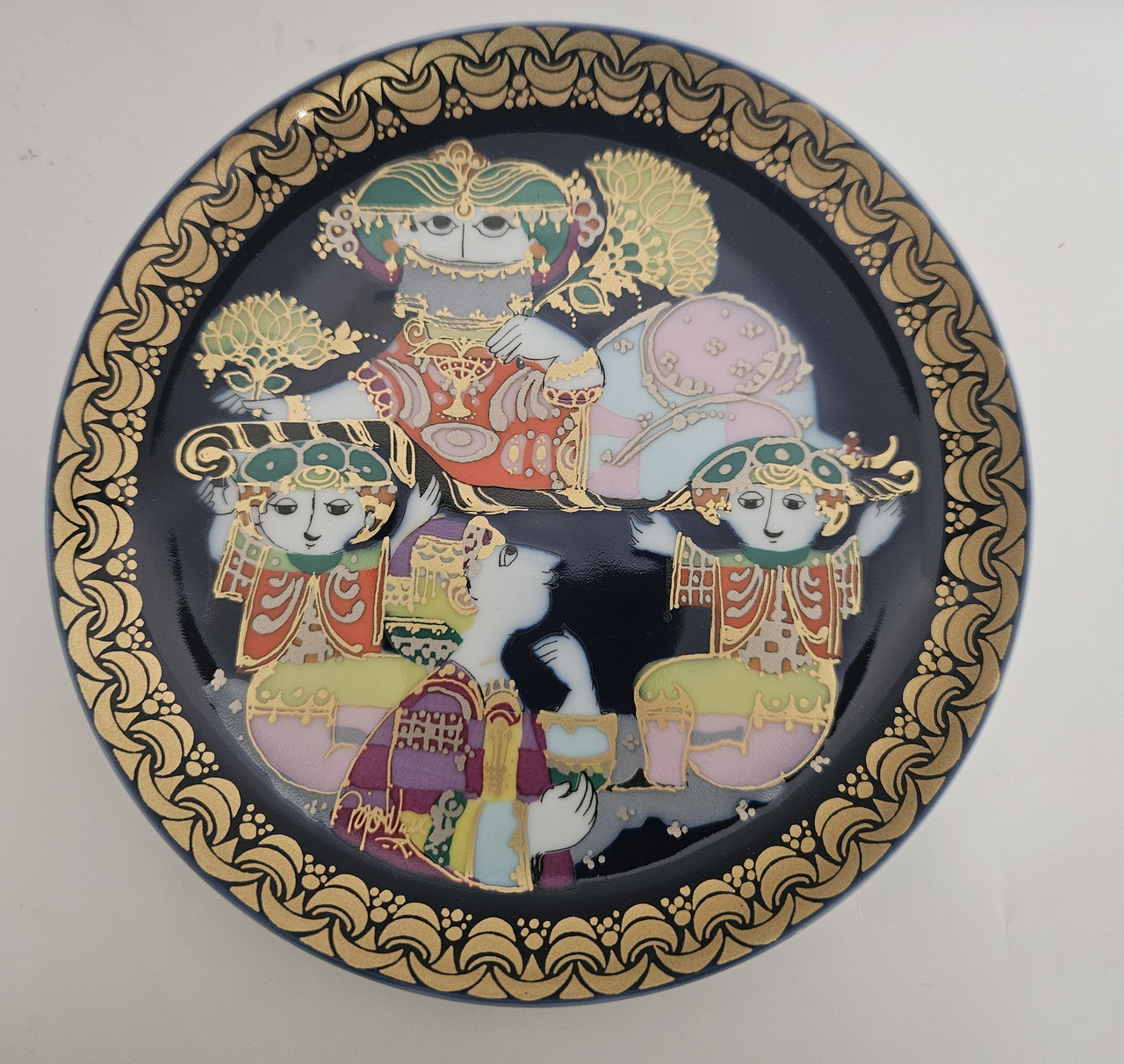 Порцелянова настінна тарілка Розенталь Аладин 6, фото 1