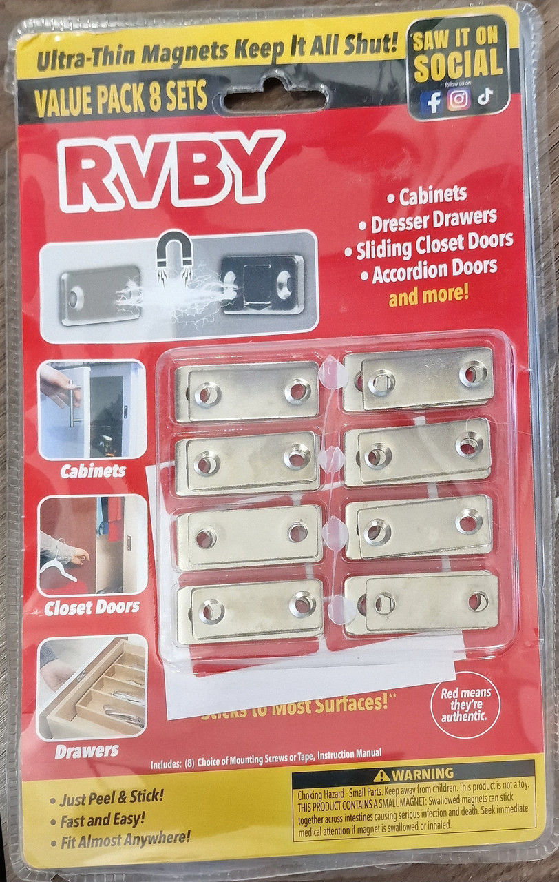 Набір магнітних замків засувок 8 штук No1989