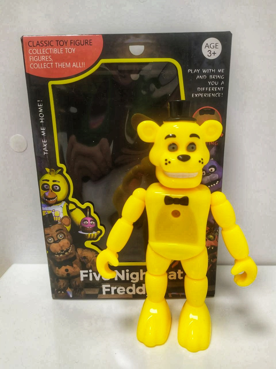 Фігурка кошмарний ведмідь Фредді FNAF Аніматроніки жовтий