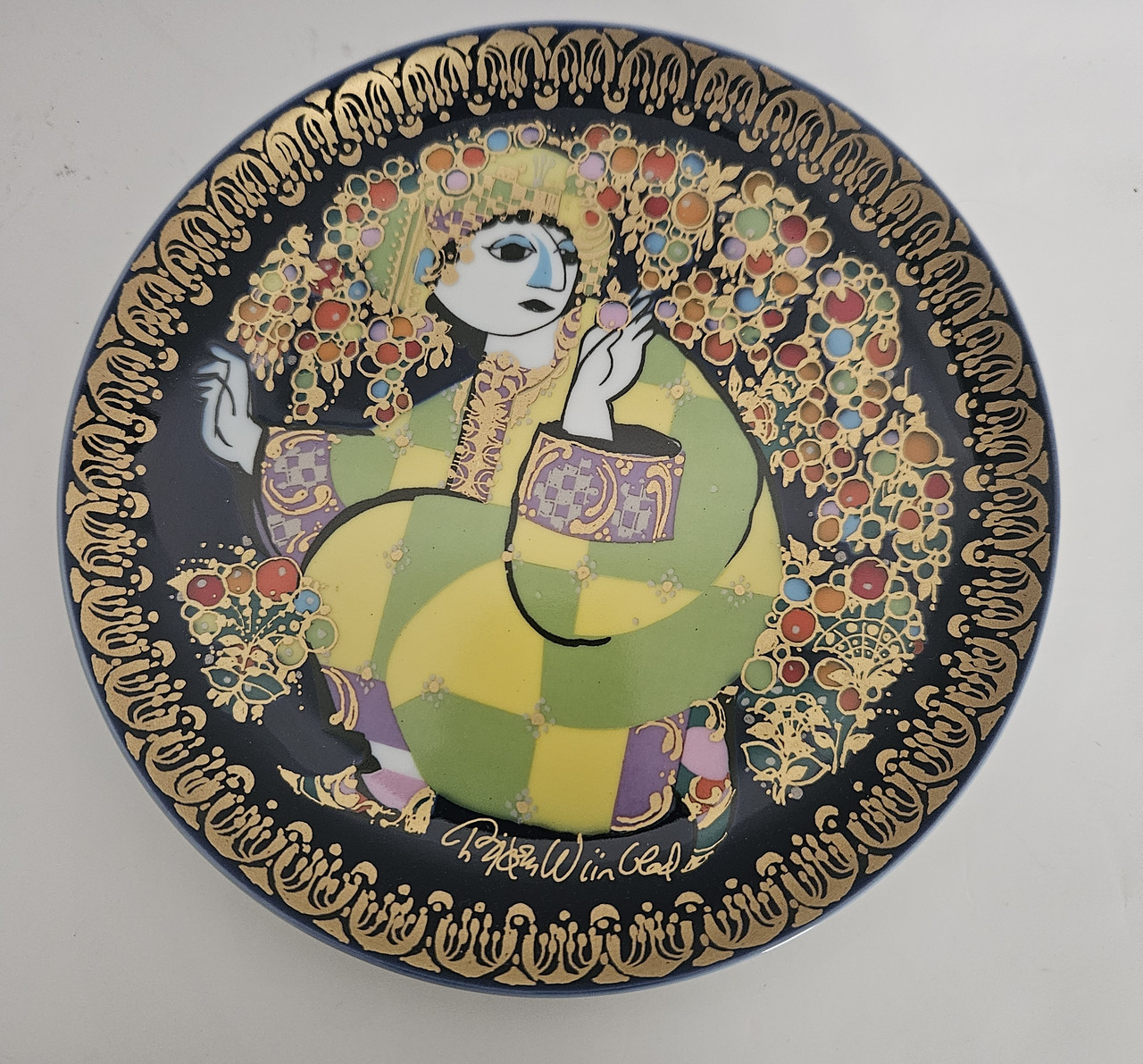 Порцелянова настінна тарілка Розенталь Аладин 4, фото 1