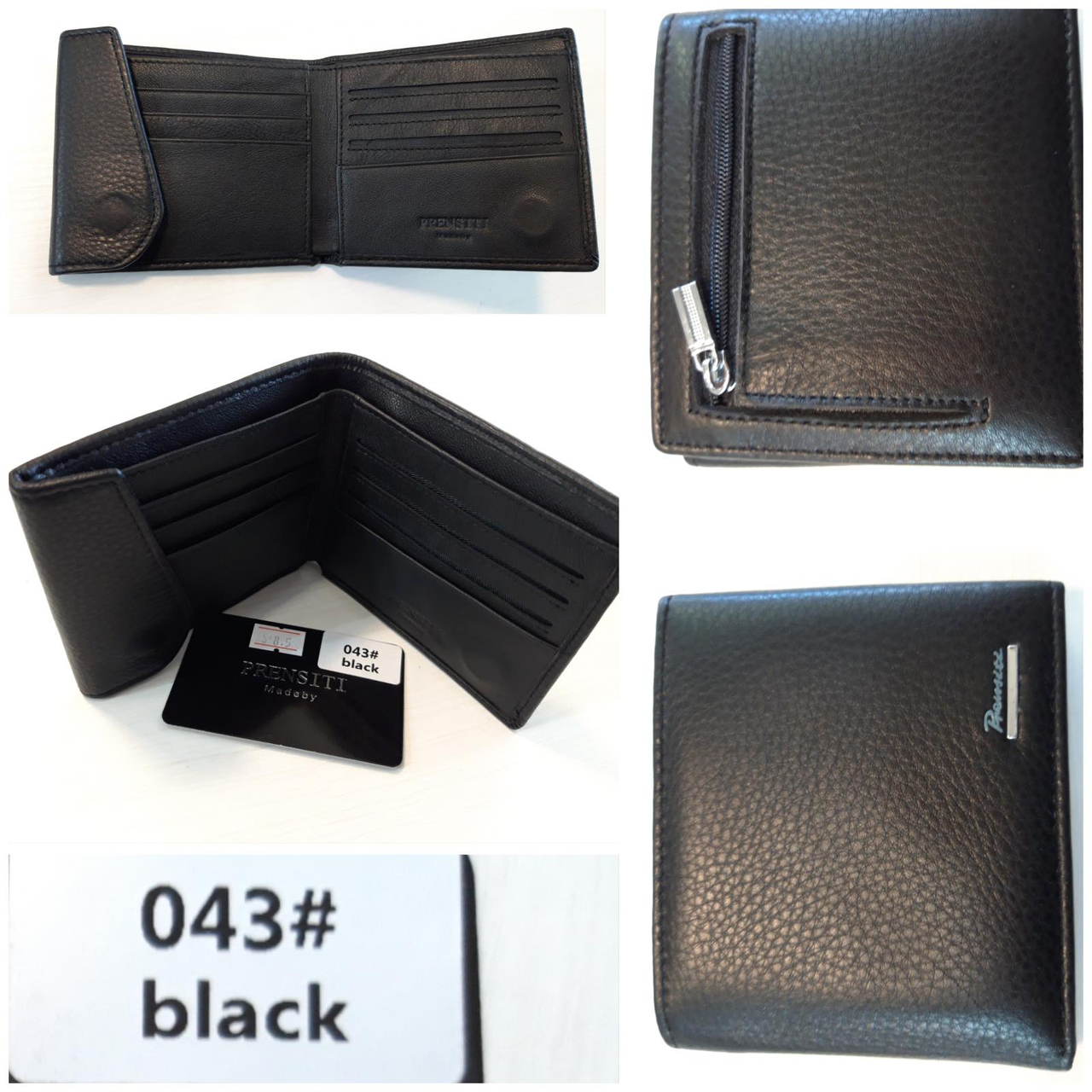 Чоловічий шкіряний гаманець PRENSITI (MLT) гуртом/роздріб