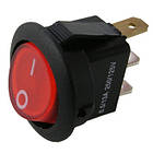 Перемикач SMRS-101N-2 ON-OFF, 3pin, 3A, 220 V, червоний
