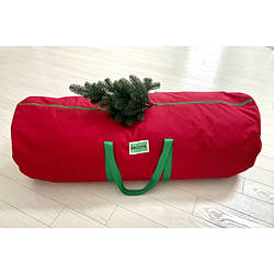 Сумка-чохол для зберігання штучної ялинки заввишки до 2.2 м червона 00010