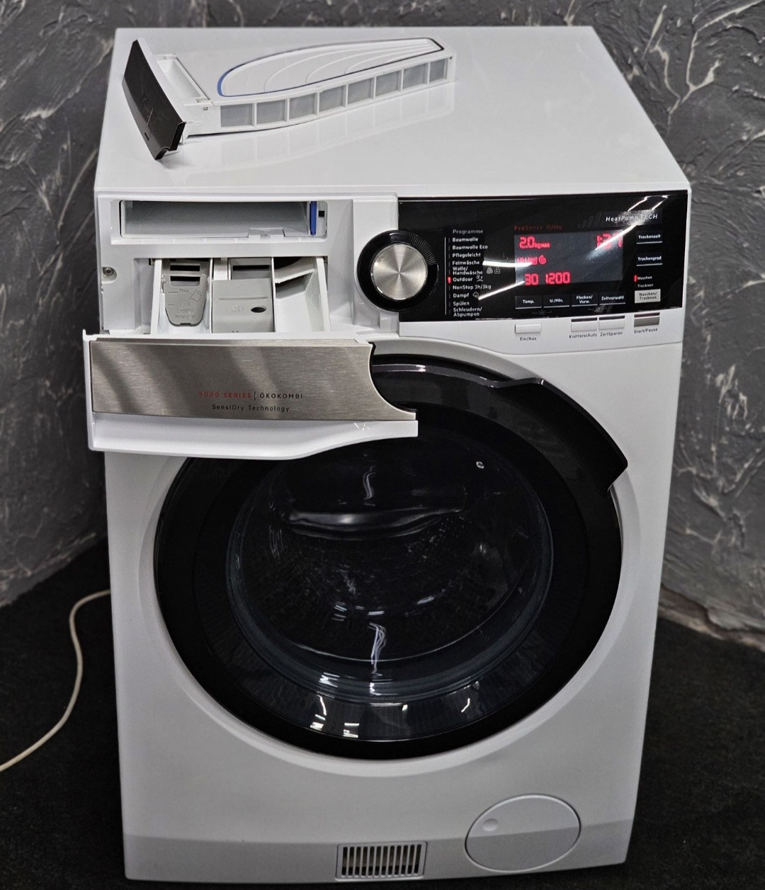 Пральна машина з сушінням 10/6 кг AEG L9WBCN61B тепловий насос, фото 1