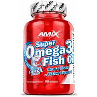 Жирні кислоти Super Omega 3 Fish Oil 1000mg Amix 90 софт гель