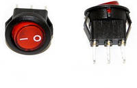 Перемикач SMRS-102-2 ON-ON, 3pin, 3A, 220 V, червоний