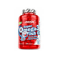 Жирные кислоты Super Omega 3 Fish Oil 1000mg Amix 180 софт гель