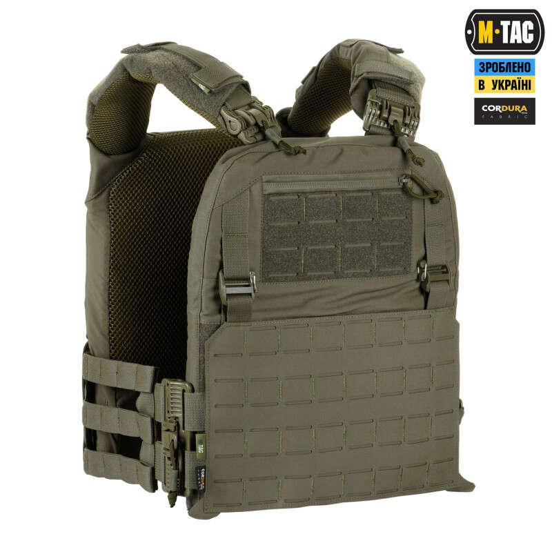 Армейский тактический жилет M-TAC Cuirass Fast QRS GEN.II XL, плитоноска с панелями Velcro Олива - фото 2 - id-p2083650944