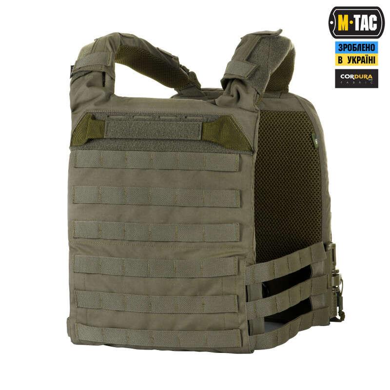 Армейский тактический жилет M-TAC Cuirass Fast QRS GEN.II XL, плитоноска с панелями Velcro Олива - фото 3 - id-p2083650944