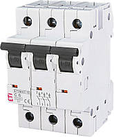 ETI Авт. вимикач ETIMAT 10 3p C 6А (10 kA)