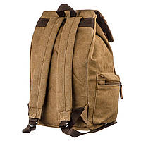 Рюкзак текстильный походный Vintage 20134 Коричневый Отличное качество