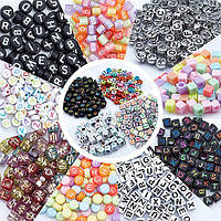 Намистини акрилові різних форм