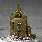 Тактична армійська сумка Hobart пісочна US-503, фото 4