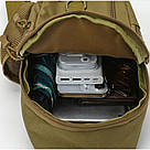 Тактична сумка рюкзак Hobart військова пісочна сумка на плече водонепроникна LG503 армійські сумки Hobart, фото 8