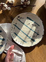 Тарілка «Кругла» 24 см, «Чорний Лофт плюс"