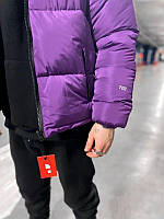 Зимовий пуховик The North Face 700 фіолетовий (рефлектив) хорошее качество