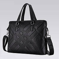 Качественная кожаная сумка портфель для документов мужская женская, деловой портфель натуральная кожа высокое