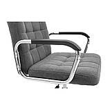 Офісне крісло Брукс Richman у тканині темно-сірого кольору, фото 5