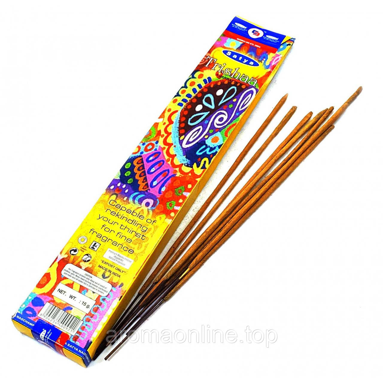 Аромапалочки Trishaa, 15 gms, Satya, Індія, фото 1