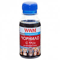 Чорнило WWM Canon CL-511С/CL-513С/CLI-521C (Cyan) (C11/C-2) 100г SV