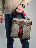 Gucci Ophidia GG Large Messenger Bag Beige Мужские сумки и барсетки высокое качество