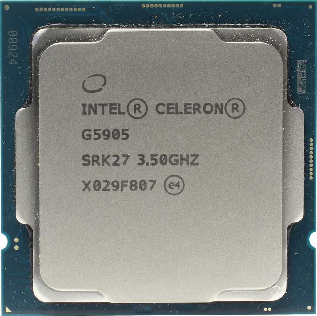 Процесор Intel Celeron G5905 3.50 GHz LGA1200 10-gen HD Graphics 610 бв