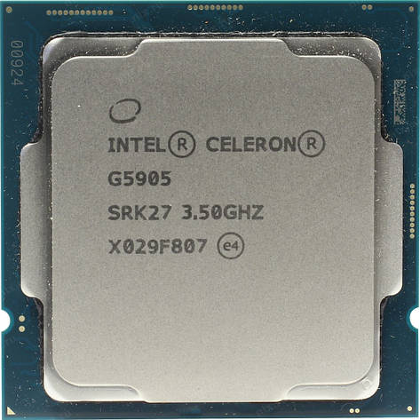 Процесор Intel Celeron G5905 3.50 GHz LGA1200 10-gen HD Graphics 610 бв, фото 1