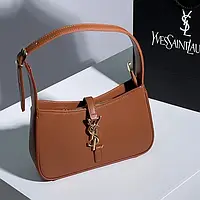 Yves Saint Laurent Hobo Brown 25 х 13.5 х 6 см женские сумочки и клатчи высокое качество