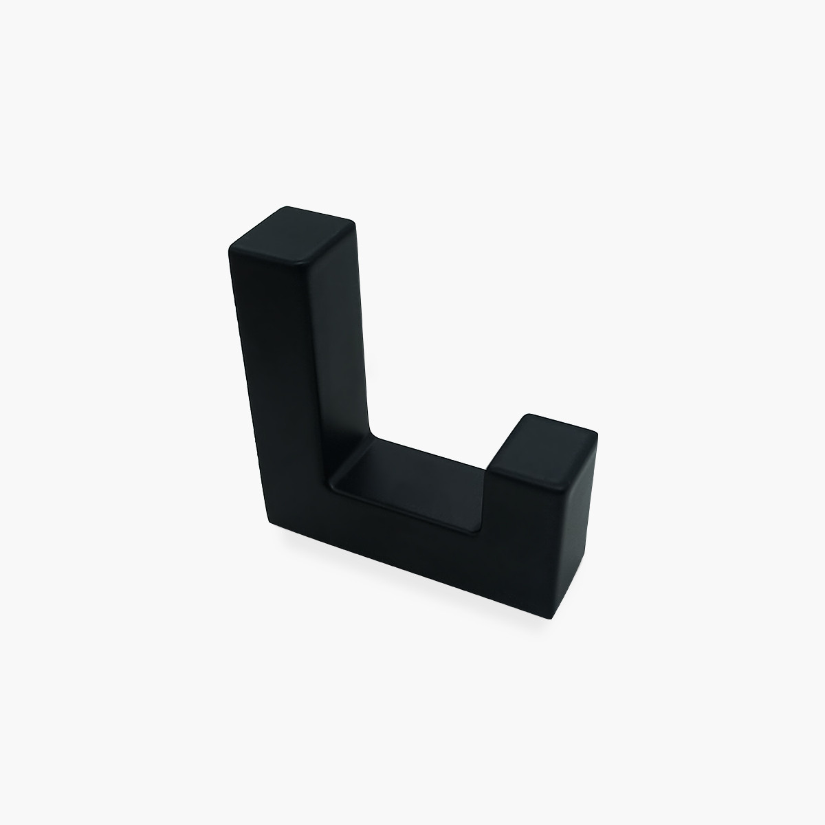 Меблевий гачок для ванної кімнати, передпокою Tetris small чорний