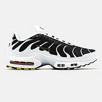 Чоловічі Кросівки Nike Air Max TN Plus Black White / Найк Аїр Макс ТН Плюс Чорні з Білим, фото 3