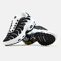 Чоловічі Кросівки Nike Air Max TN Plus Black White / Найк Аїр Макс ТН Плюс Чорні з Білим, фото 6