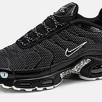 Чоловічі Кросівки Nike Air Max TN Plus Snake Black White / Найк Аїр Макс ТН Плюс Снейк Чорні з Білим, фото 5