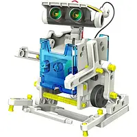 Детский конструктор робот с солнечной панелью и моторчиком Solar Robot Kit 14 в 1 десткая игрушка