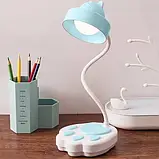 Настільна лампа USB, 20 LED, Котяча лапа, DIGAD 1925 / Акумуляторна світлодіодна лампа на стіл, фото 3