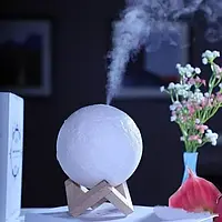 Увлажнитель воздуха для дома 3D Moon Lamp Light Diffuser светильник