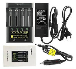 Зарядний пристрій LiitoKala Lii-600 + Автозарядка (адаптер 12V 3A та автомобільний зарядний пристрій)