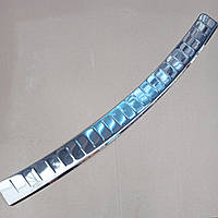 Накладка на задній бампер із загином Opel Astra H універсал 2004-2007