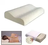 Ортопедична подушка Comfort Memory Pillow, подушка з пам'яттю 30х50см, фото 4