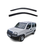 Дефлекторы окон (Ветровики) Fiat Doblo I 2000-2010 (скотч) AV-Tuning