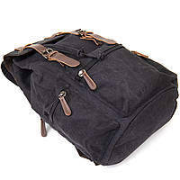 Рюкзак туристический текстильный унисекс Vintage 20608 Черный хорошее качество