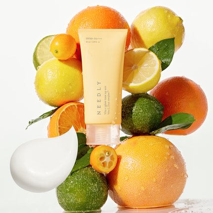 Сонцезахисний крем з ефектом освітлення та сяйва Needly Vita C Glow Tone Up Sun SPF 50+ PA++++ 50 ml, фото 3