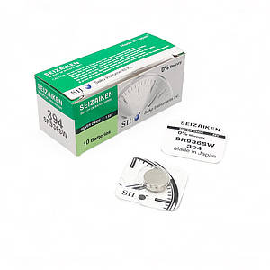 Годинникова батарейка 394 / SR936SW / AG9 Seizaiken (Seiko) Silver Oxide (1.55v) 1шт.
