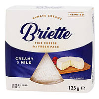 Сир Брі М'який Briette Creamy & Mild Kaserei з Білою Цвілью. Брієтте Кремі Майлд 125 г Німеччина