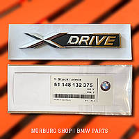 Шильд эмблема xDrive BMW на багажник F01 F06 F07 F10 F11 F13 F20 F22 F23 F30 F31 F32 F34 F36 E60 E90