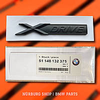 Шильд эмблема xDrive BMW на багажник F01 F06 F07 F10 F11 F13 F20 F22 F23 F30 F31 F32 F34 F36 черный матовый