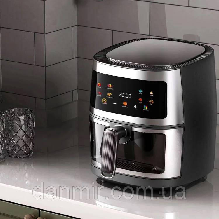 Фритюрниця електрична без олійна. Аеро-фрітюрниця на 7 л Zepline ZP-111 4000Wh, фото 1