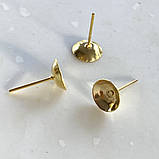 Сережки цвяхи діам. 0,8 см ( шт.), фото 10