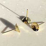Сережки цвяхи діам. 0,8 см ( шт.), фото 9