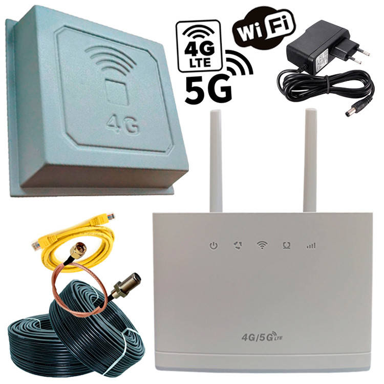 4G Wi-Fi комплект "Швидкісний інтернет" (Роутер HiLink D311 + Антена 17 Дб), фото 1